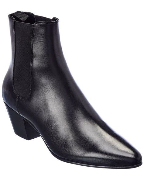 celine leather boots men.